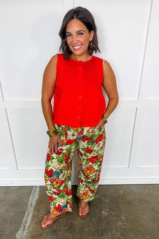 Make A Statement Pant With Drawstring Detail