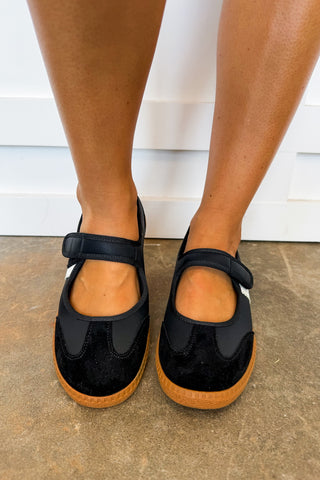 Calm Down Corky's Mary Jane Sneaker in Black