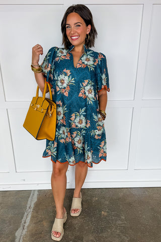 The Harbor Bloom Eyelet Dress