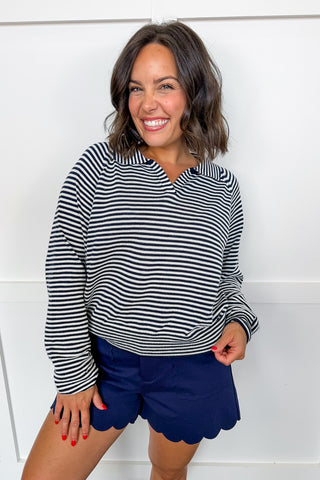 Stripes Out Pullover