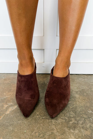 Sneak Peek Corkys Kitten Heel Mule in Chocolate