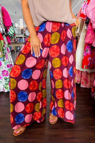 Everyday Flow Pants in Harvest Dots
