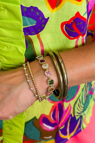The Gemma Dark Multi Gemstone Bracelet