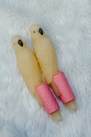 Pretty Parrot Taper Candles
