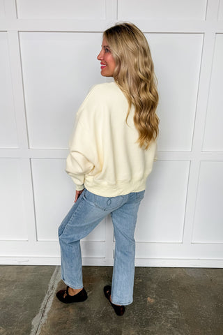 Poppy & Pine Darling, You're Ducky Cropped Sweatshirt