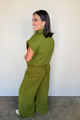 Mossy Moments Olive Matching Set