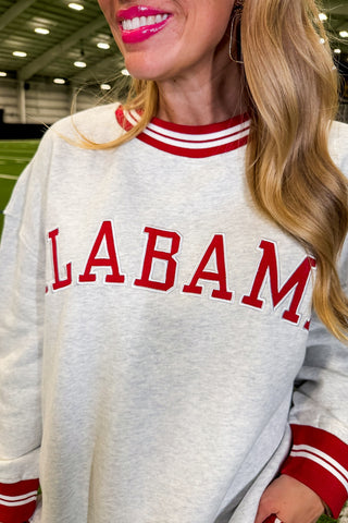 J&J Exclusive - Alabama Varsity Game Day Sweatshirt