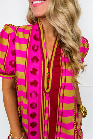 Bold Intentions Printed Dress