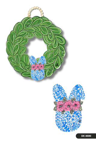 Mini Chinoiserie Bunny Door Hanger Attachment