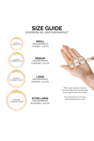 BuDhaGirl Bangles - Sovereign All Weather Bangle - Size Medium