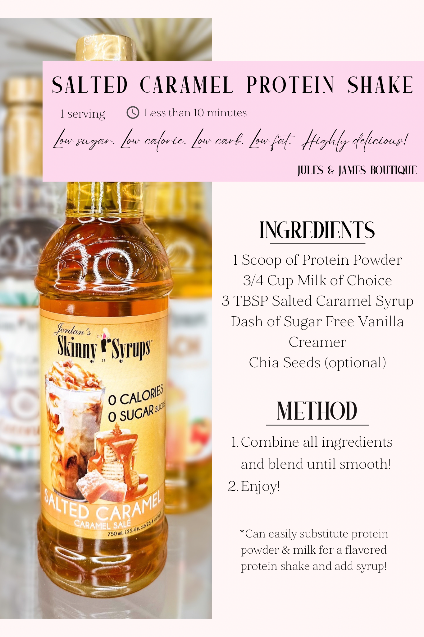 *PRE-ORDER* Sugar Free Skinny Syrup