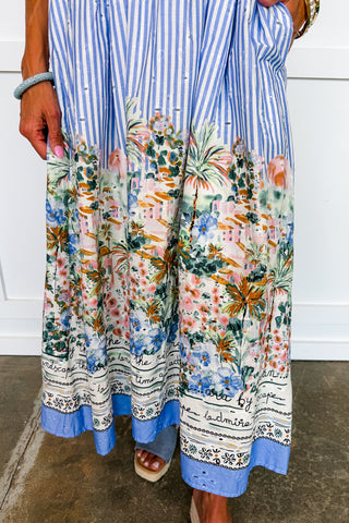 Sunday in Savannah Belted Midi Dress