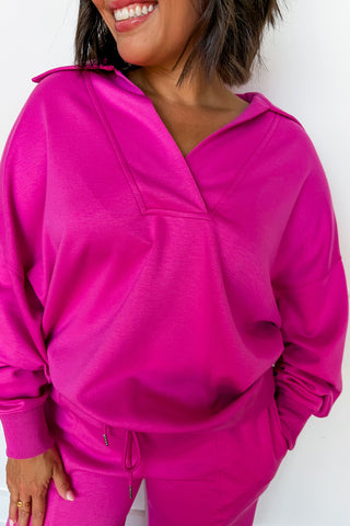 Weekend Retreat Luxe Pant Set in Pink