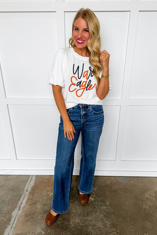 The Tina Top in War Eagle Script by Mary Square