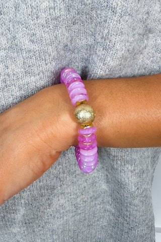 Chloe Bracelet in Orchid by Michelle McDowell