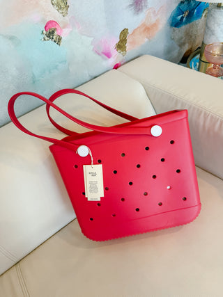 Everyday Carryall Medium Tote In Red