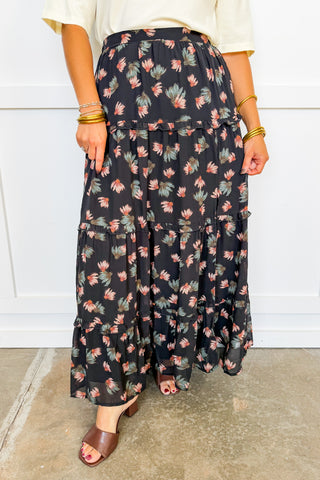 Midnight Meadow Maxi Skirt