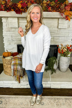 Load image into Gallery viewer, Closet Staple Soft V Neck Sweater in Ivory