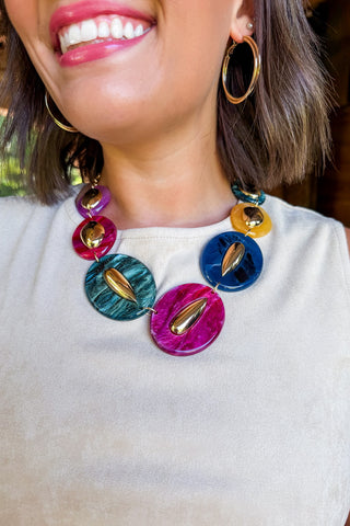 Color Me Chic Statement Necklace & Earring Set