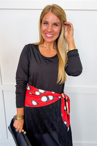 The Dotty Fringe Wrap