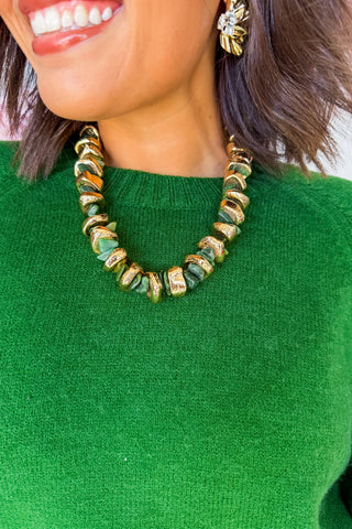 The Emerald Isle Beaded Necklace
