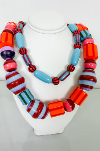 Adeline Layered Beaded Necklace Set
