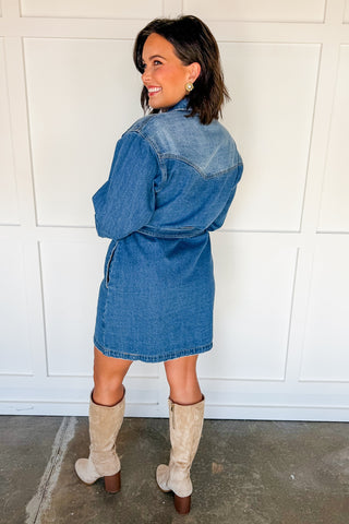 Western Standard Denim Dress