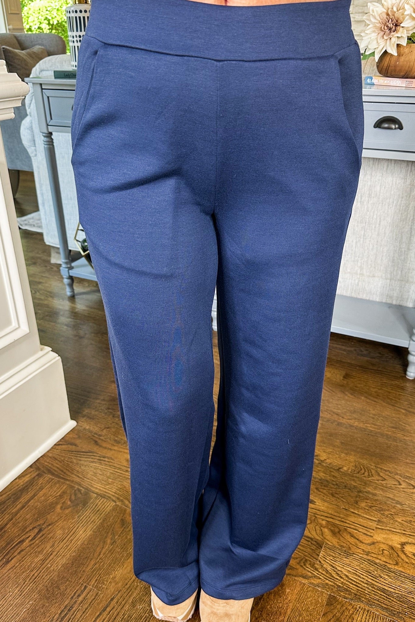 The Malibu Buttery Soft Pants in Navy