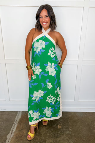 The Kara Beth Dress in Tropical Print