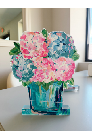 Hydrangea Acrylic Stand