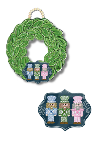 Mini Navy Nutcracker Door Hanger Attachment