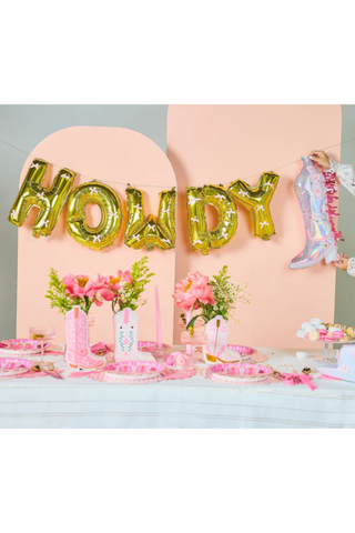 Boot Scootin' Cowgirl Boot Balloon Pack