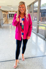 Load image into Gallery viewer, Multi Color Geometric V-Neck Shift Top