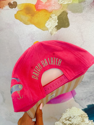 Poppy & Pine Reel-y Busy Stripe Trucker Hat
