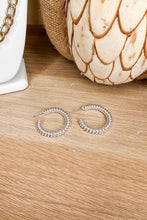Load image into Gallery viewer, Coiled Hoop Earring