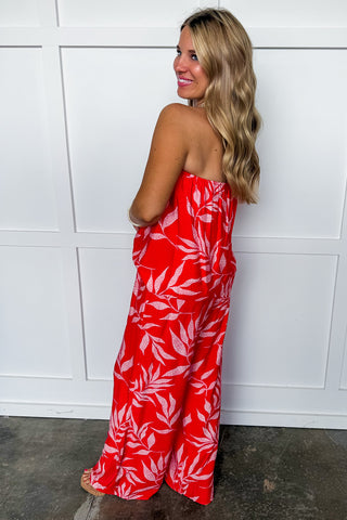 The Island Ease Top in Red