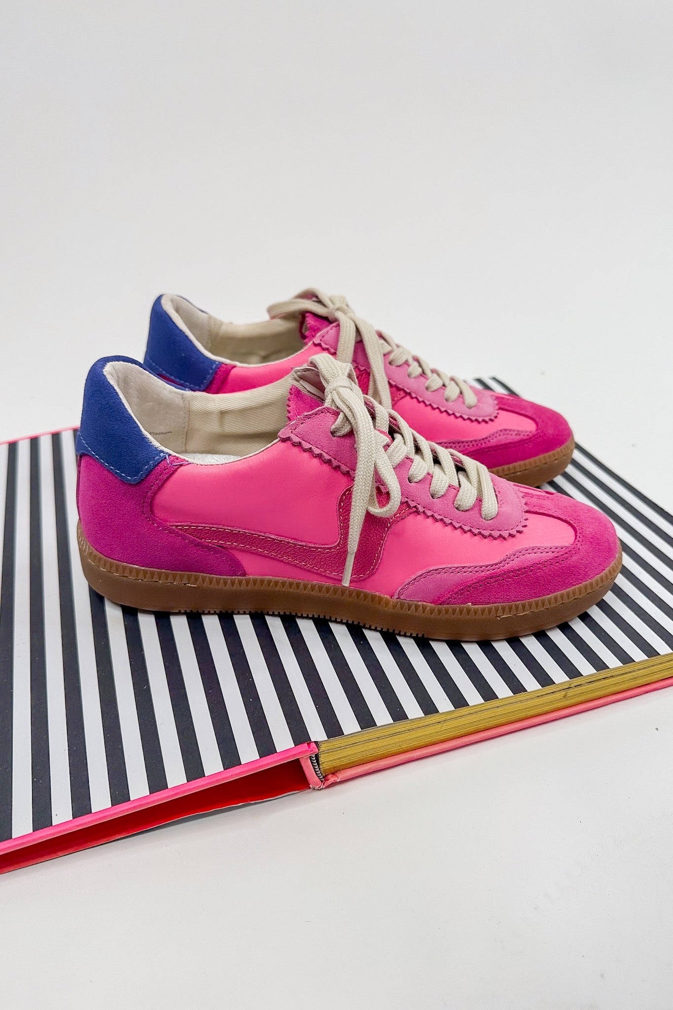 Dolce Vita Notice Sneakers in Hot Pink/Blue