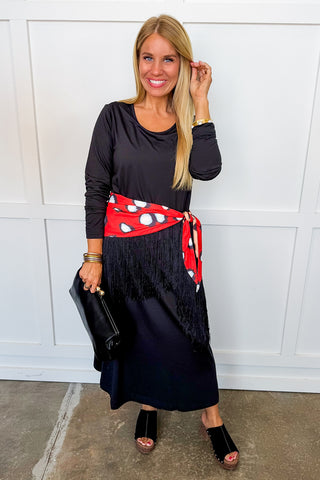 The Dotty Fringe Wrap