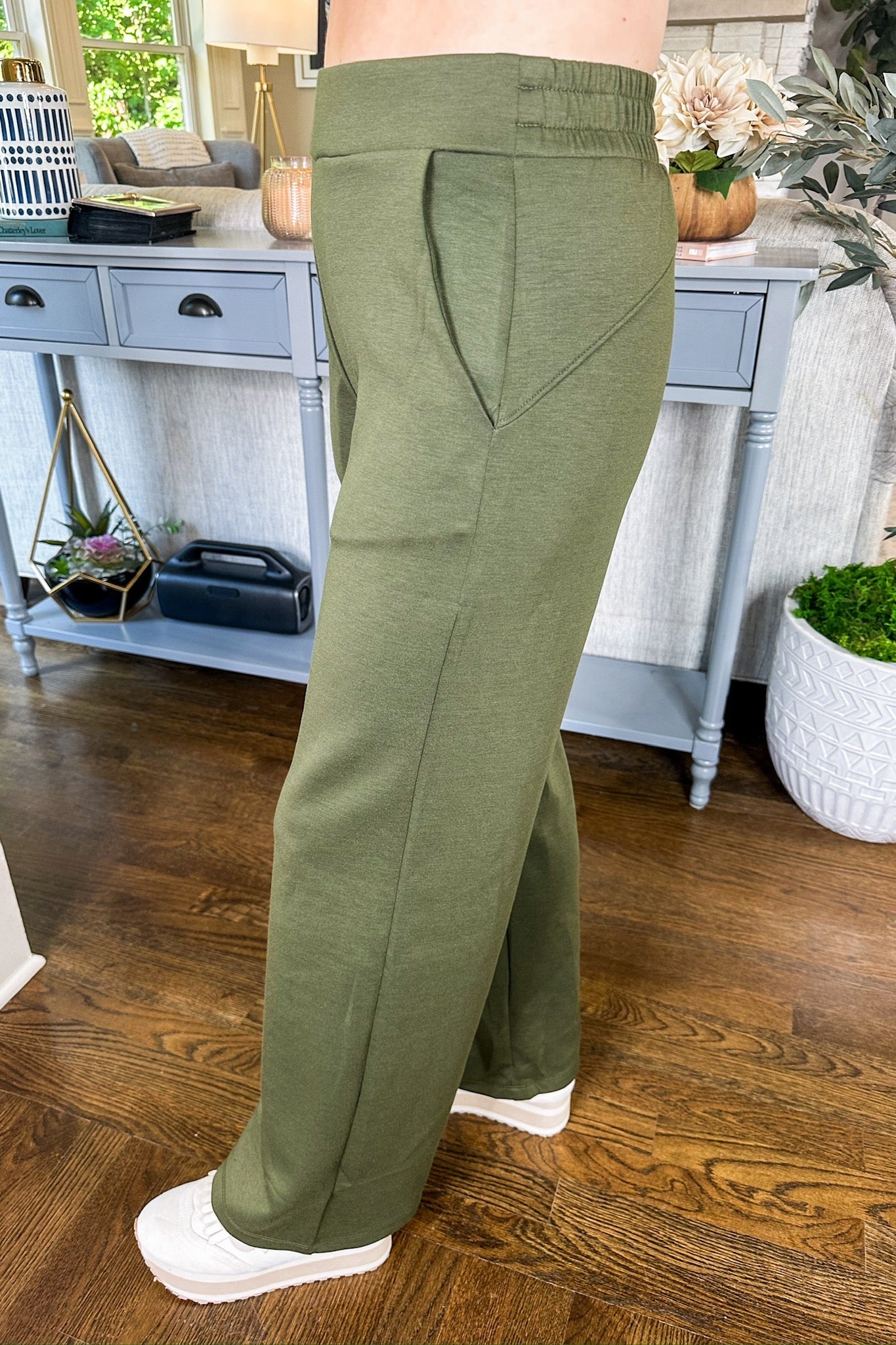 The Malibu Buttery Soft Pants in Olive