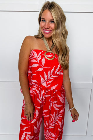 The Island Ease Top in Red