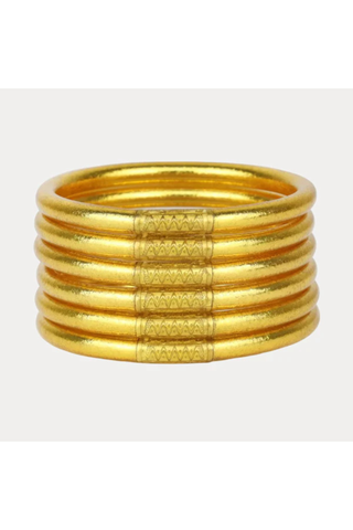 BuDhaGirl Bangles - Gold All Weather Bangles - Size Medium