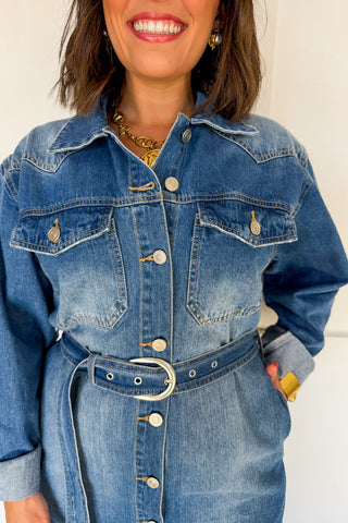 Western Standard Denim Dress