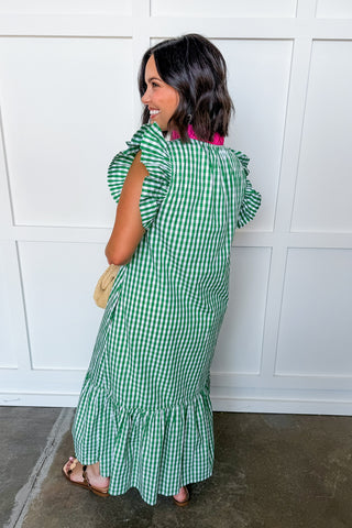 Picnic in Palm Beach Midi Dress