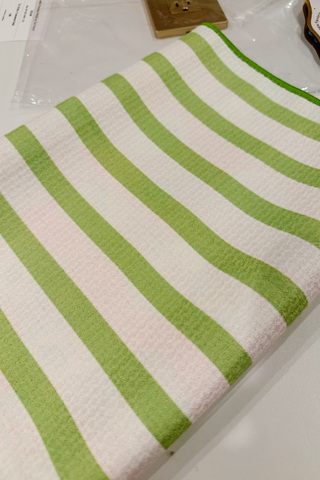Reversible Striped Mahjong Tea Towel