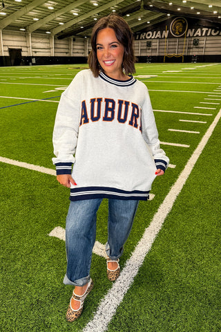 J&J Exclusive - Auburn Varsity Game Day Sweatshirt