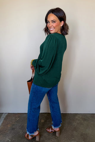 Boss Girl Top in Green