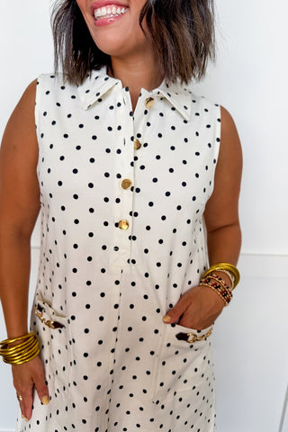 Simply Charming Dot Shift Dress