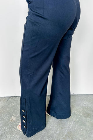 Dear Scarlett Gala Black Straight Leg Pant