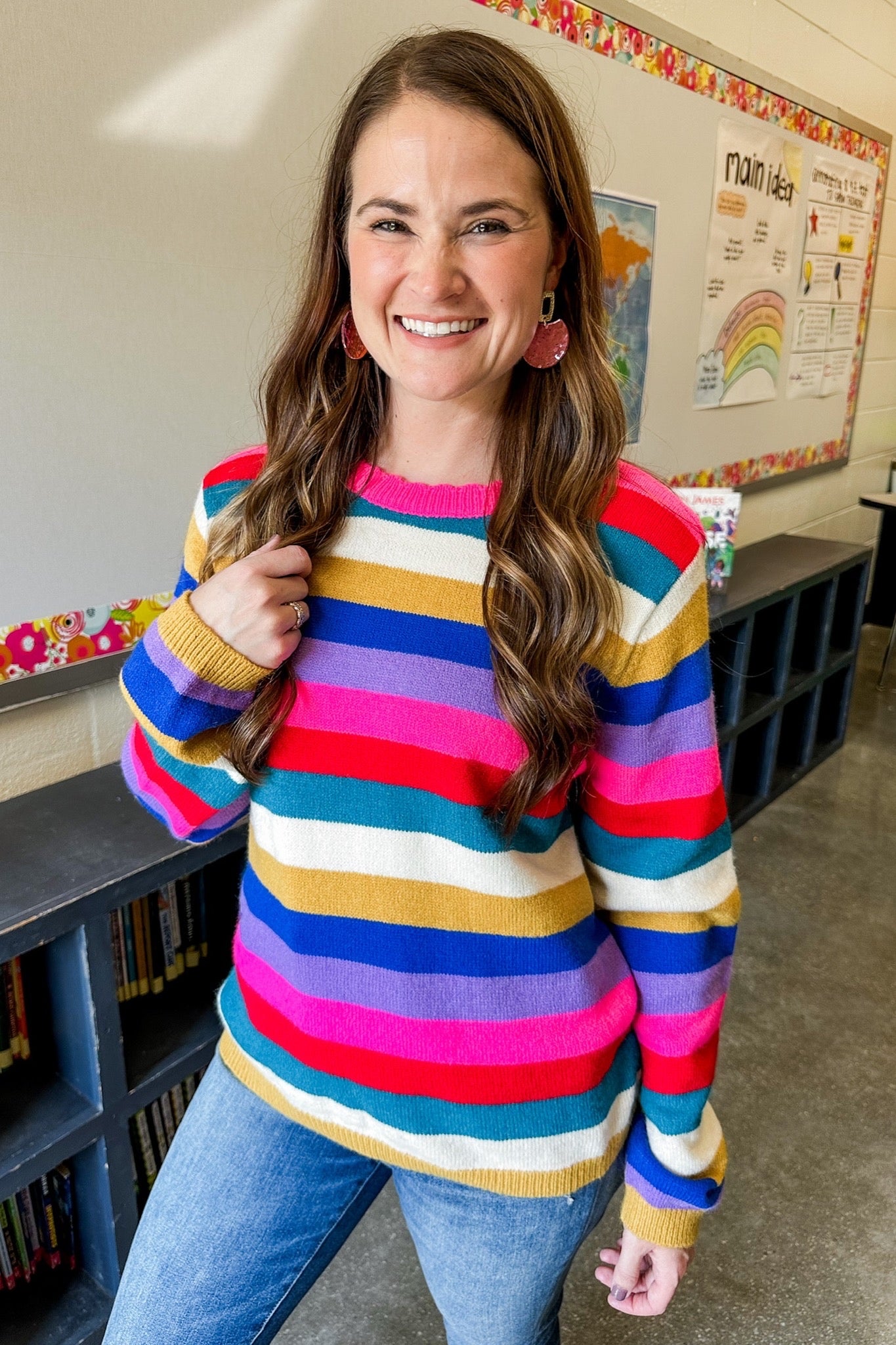 Bold Multi Stripe Sweater