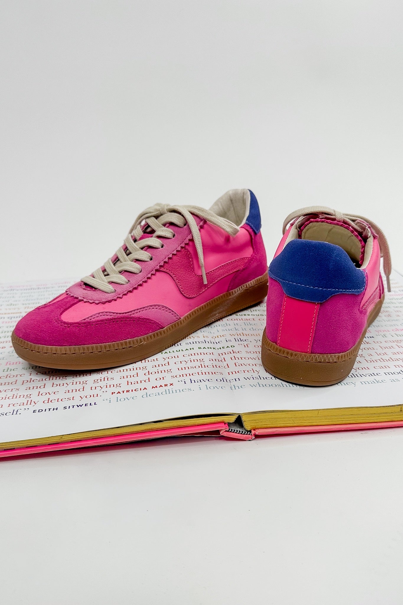 Dolce Vita Notice Sneakers in Hot Pink/Blue
